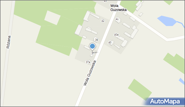 Guzów, Guzów, 37, mapa Guzów