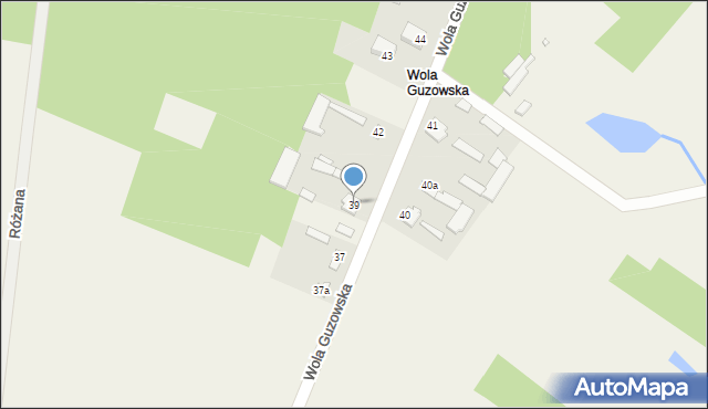 Guzów, Guzów, 39, mapa Guzów