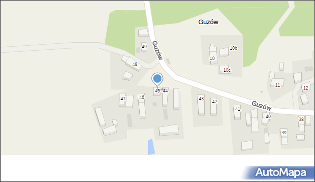 Guzów, Guzów, 45, mapa Guzów