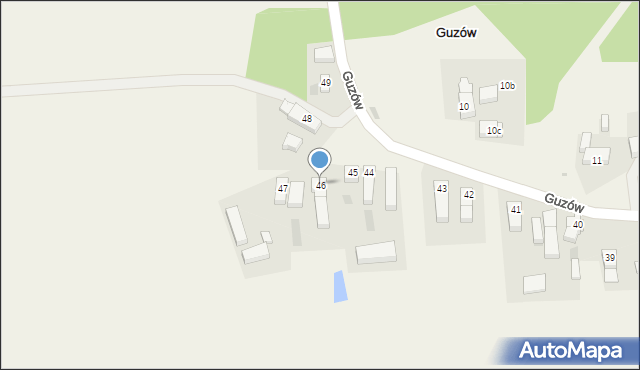 Guzów, Guzów, 46, mapa Guzów