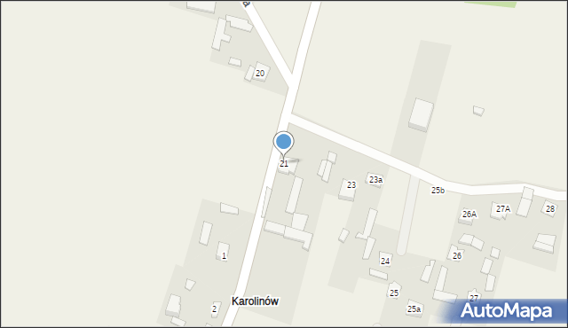 Guzów-Kolonia, Guzów-Kolonia, 21, mapa Guzów-Kolonia