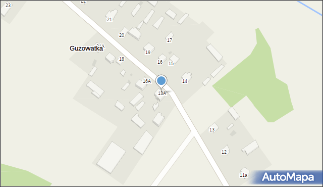 Guzowatka, Guzowatka, 13A, mapa Guzowatka