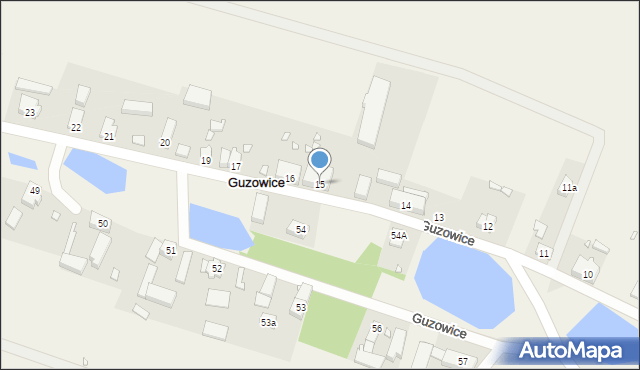 Guzowice, Guzowice, 15, mapa Guzowice