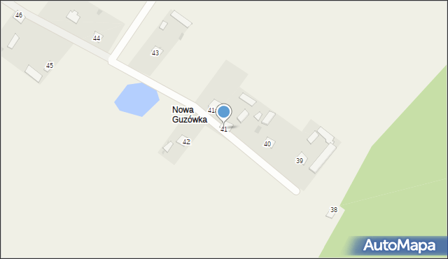 Guzówka, Guzówka, 41, mapa Guzówka