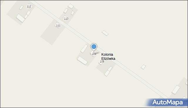 Guzówka-Kolonia, Guzówka-Kolonia, 109, mapa Guzówka-Kolonia