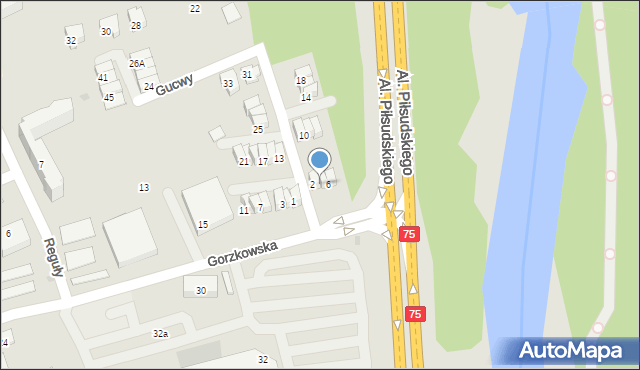 Nowy Sącz, Gucwy Konstantego Klemensa, 4, mapa Nowego Sącza