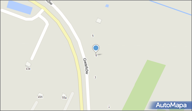 Chęciny, Gwarków, 4, mapa Chęciny
