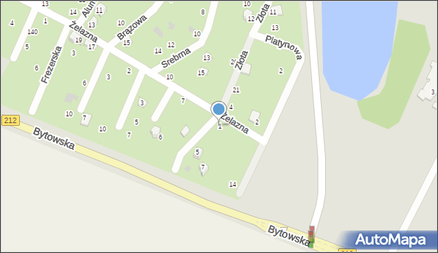Chojnice, Gwintowa, 1, mapa Chojnic