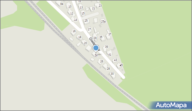 Czerwionka-Leszczyny, Gwarków, 24, mapa Czerwionka-Leszczyny