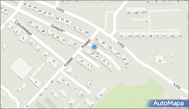 Gdańsk, Gwiazdowskiego Tadeusza, 16, mapa Gdańska