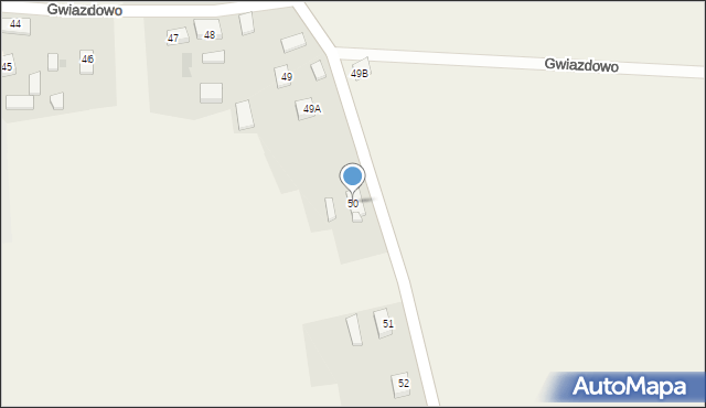Gwiazdowo, Gwiazdowo, 50, mapa Gwiazdowo