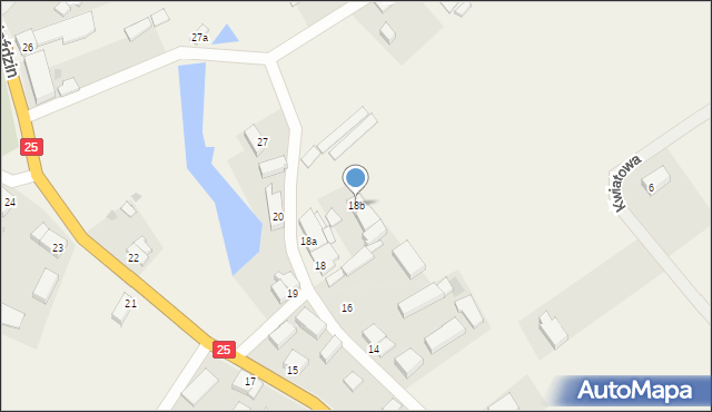 Gwieździn, Gwieździn, 18b, mapa Gwieździn