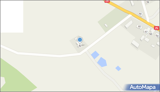 Gwieździn, Gwieździn, 61, mapa Gwieździn