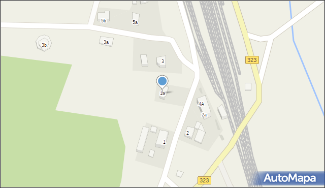 Gwizdanów, Gwizdanów, 1a, mapa Gwizdanów