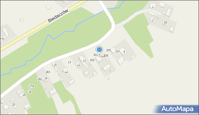 Gwizdów, Gwizdów, 304, mapa Gwizdów