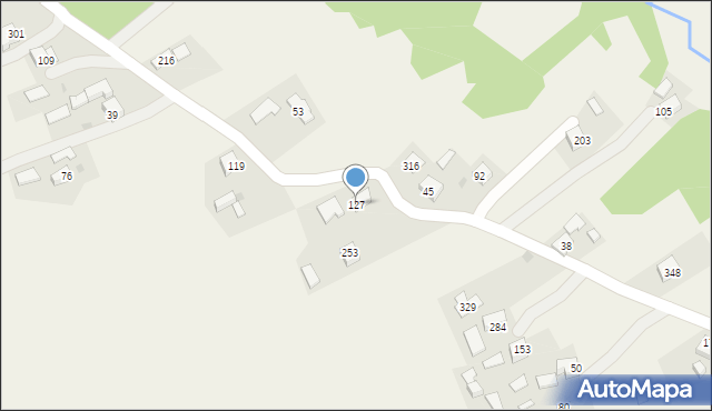 Gwoździec, Gwoździec, 127, mapa Gwoździec