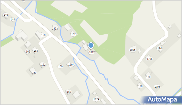 Gwoźnica Górna, Gwoźnica Górna, 181, mapa Gwoźnica Górna