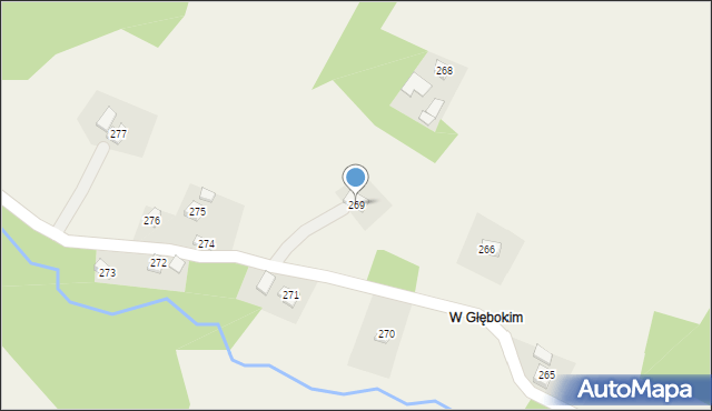 Gwoźnica Górna, Gwoźnica Górna, 269, mapa Gwoźnica Górna