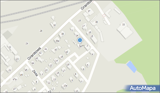 Szczecin, Gwiaździsta, 2a, mapa Szczecina