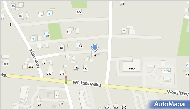 Żory, Gwarków, 4, mapa Żor