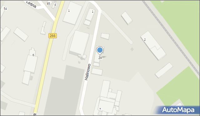 Aleksandrów Kujawski, Halinowo, 2A, mapa Aleksandrów Kujawski