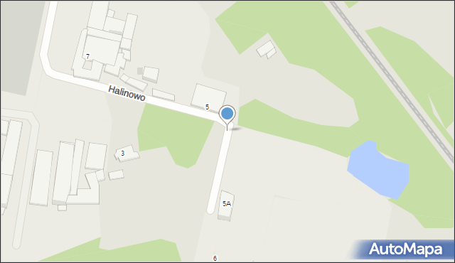 Aleksandrów Kujawski, Halinowo, 6, mapa Aleksandrów Kujawski