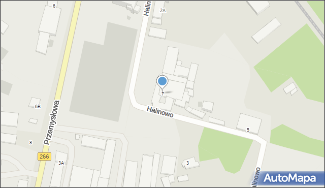 Aleksandrów Kujawski, Halinowo, 7, mapa Aleksandrów Kujawski