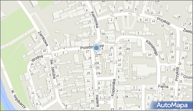 Brodnica, Hallera Józefa, gen., 12, mapa Brodnica