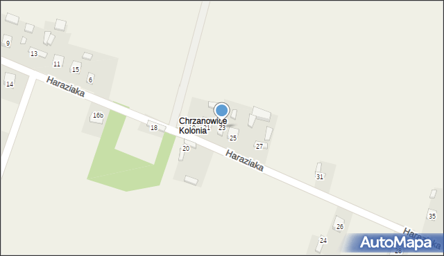 Chrzanowice, Haraziaka Zenona, ks., 23, mapa Chrzanowice