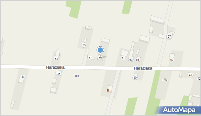 Chrzanowice, Haraziaka Zenona, ks., 59, mapa Chrzanowice