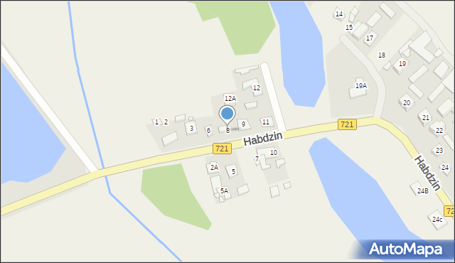 Habdzin, Habdzin, 8, mapa Habdzin