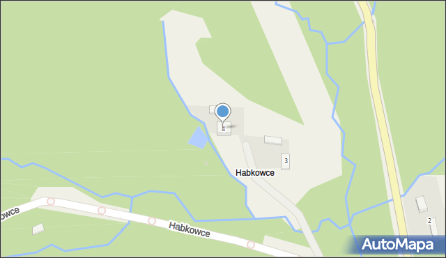 Habkowce, Habkowce, 4, mapa Habkowce