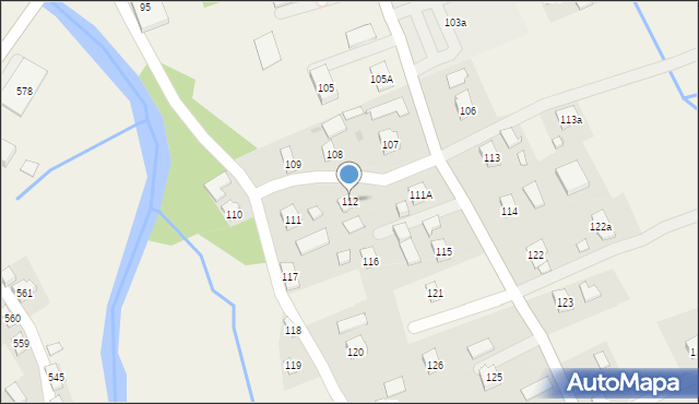 Haczów, Haczów, 112, mapa Haczów