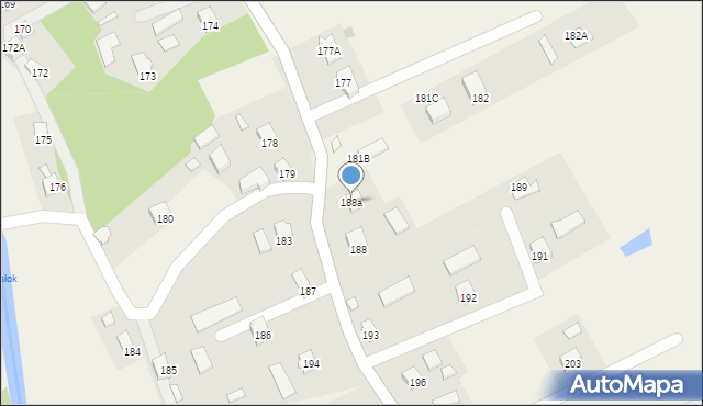 Haczów, Haczów, 188a, mapa Haczów