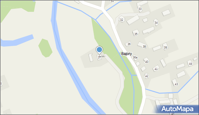 Haczów, Haczów, 37, mapa Haczów