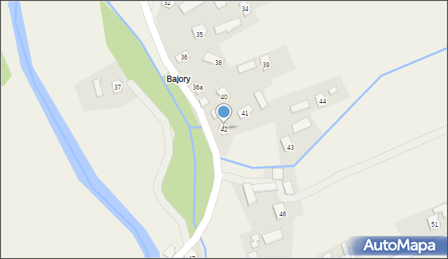 Haczów, Haczów, 42, mapa Haczów