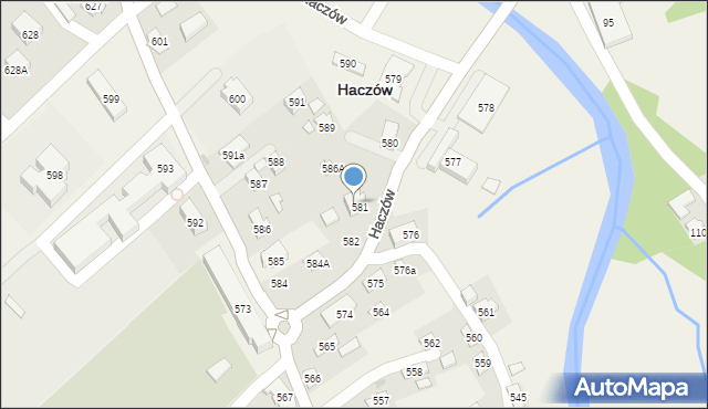 Haczów, Haczów, 583, mapa Haczów