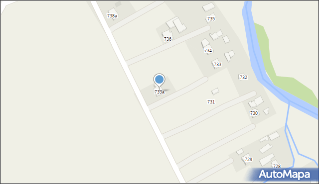 Haczów, Haczów, 733a, mapa Haczów