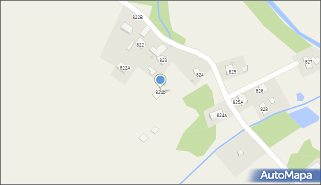 Haczów, Haczów, 824b, mapa Haczów