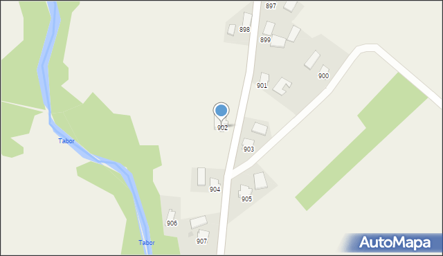 Haczów, Haczów, 902, mapa Haczów