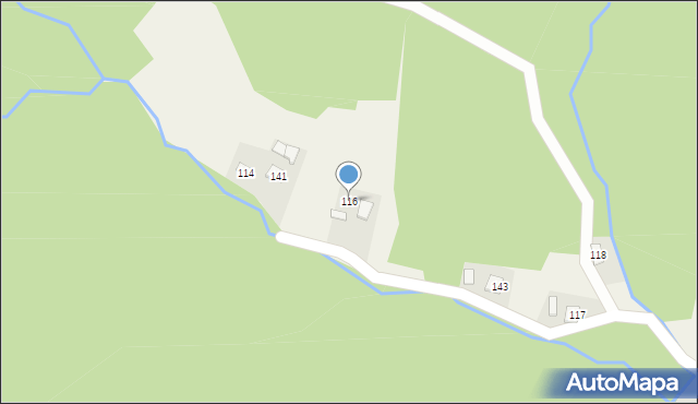 Hadle Kańczuckie, Hadle Kańczuckie, 116, mapa Hadle Kańczuckie