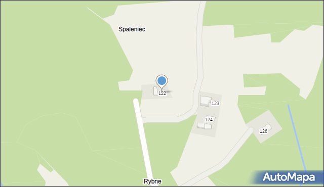 Hadle Kańczuckie, Hadle Kańczuckie, 122, mapa Hadle Kańczuckie