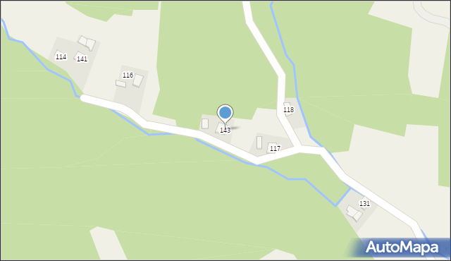 Hadle Kańczuckie, Hadle Kańczuckie, 143, mapa Hadle Kańczuckie