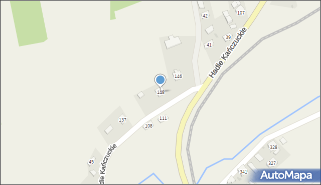 Hadle Kańczuckie, Hadle Kańczuckie, 148, mapa Hadle Kańczuckie
