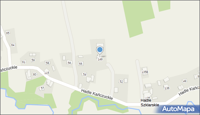 Hadle Kańczuckie, Hadle Kańczuckie, 55A, mapa Hadle Kańczuckie