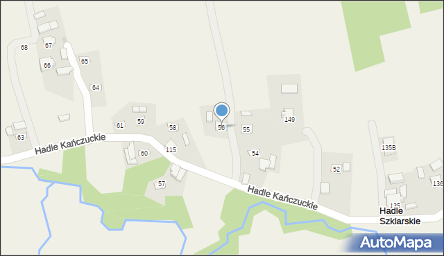 Hadle Kańczuckie, Hadle Kańczuckie, 56, mapa Hadle Kańczuckie