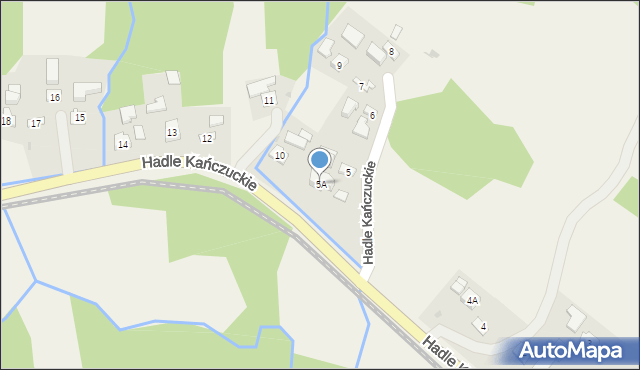 Hadle Kańczuckie, Hadle Kańczuckie, 5A, mapa Hadle Kańczuckie