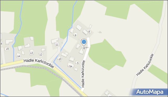 Hadle Kańczuckie, Hadle Kańczuckie, 6, mapa Hadle Kańczuckie