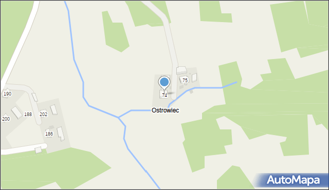 Hadle Kańczuckie, Hadle Kańczuckie, 74, mapa Hadle Kańczuckie