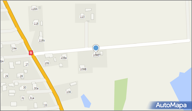 Hadykówka, Hadykówka, 109C, mapa Hadykówka